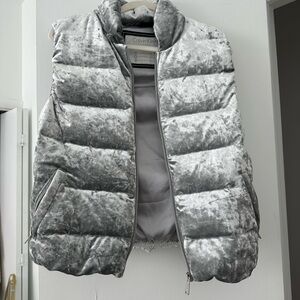 Calvin Klein Women's Gray Puffer Vest